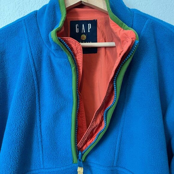 Gap Re-Issue x Sean Wotherspoon Half Zip Reversible Sweatshirt Men's Size Medium - Picture 5 of 9